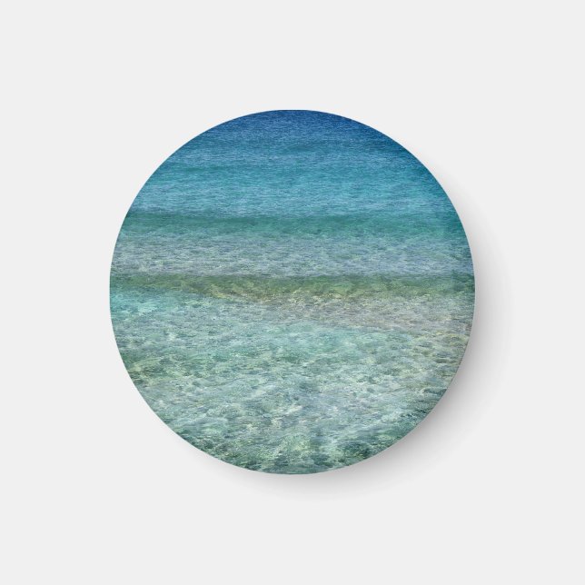 Bakgrund för abstrakt Beach 42 Magnet (Framsidan)