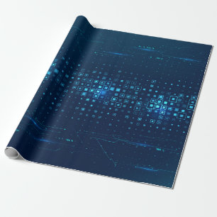 Bakgrund för abstrakt-teknik. Digital innovation Presentpapper