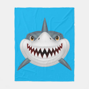 Bakgrund för animerad Shark Fleecefilt