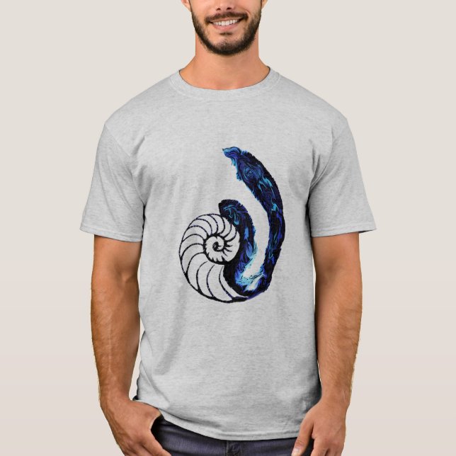 Bakgrund för anpassade för svart för Cosima Tee Shirt (Framsida)