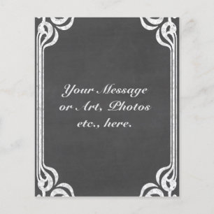 Bakgrund för anpassade-kalkylpanel flygblad