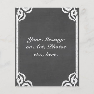 Bakgrund för anpassade-kalkylpanel flygblad