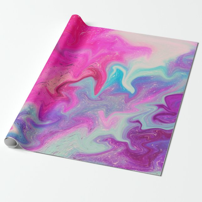 Bakgrund för blandad färg presentpapper (Utrullad)