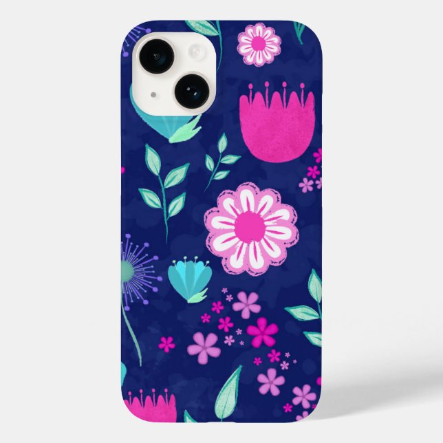 Bakgrund för blommönstret Cute (Baksida)
