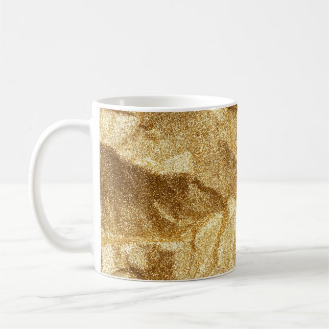 Bakgrund för den skrynklade pappra struktur-abstra kaffemugg (Vänster)