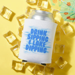 Bakgrund för Drink Sipping & Sjö Dipping Blue Vatt