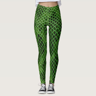 Bakgrund för exotisk Snake-skal Leggings
