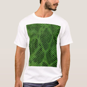 Bakgrund för exotisk Snake-skal T Shirt