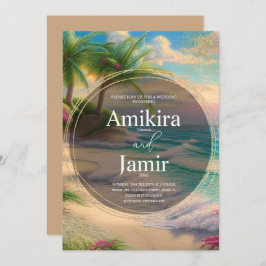 Bakgrund för färglöst strö Glitter Guld Bröllop Inbjudningar