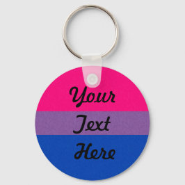 Bakgrund för Flagga av Bisexual-Pride Nyckelring