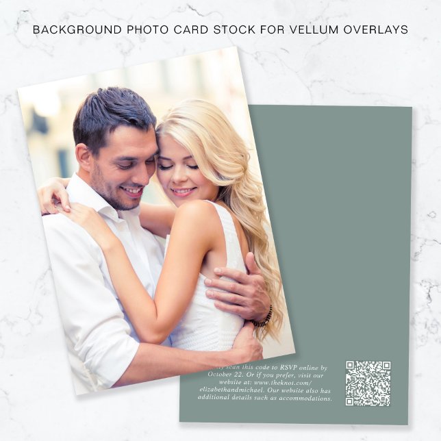 Bakgrund för fotoQR-kodöverföring för överlagring  Inbjudningar (Skapare uppladdad)