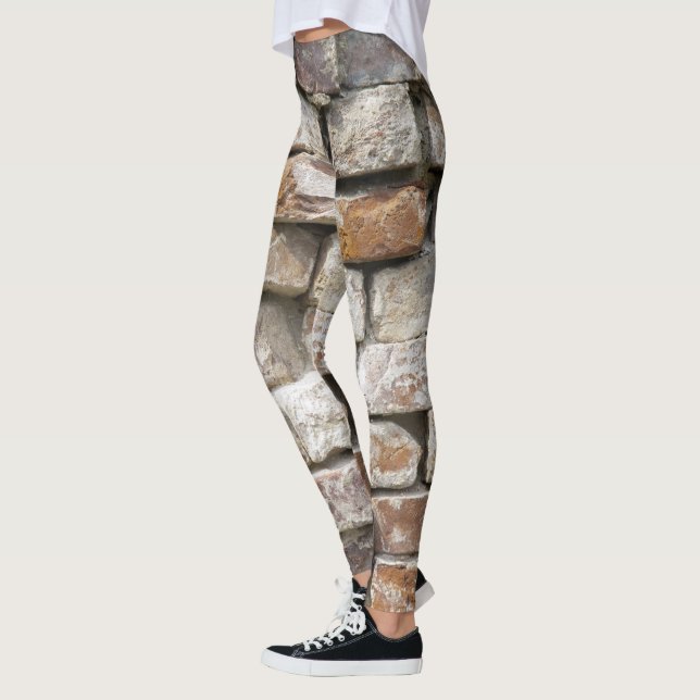 Bakgrund för gammal tegelvägg leggings (Vänster)