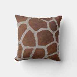 Bakgrund för Giraffe Print Mönster Kudde