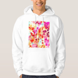 Bakgrund för Grunge färg punkt struktur Hoodie
