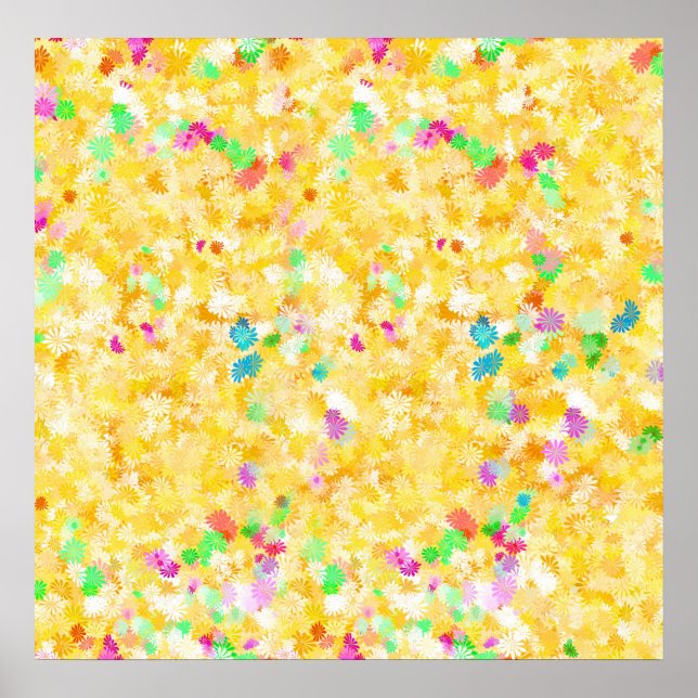 Bakgrund för gult flödesschema poster (Framsidan)