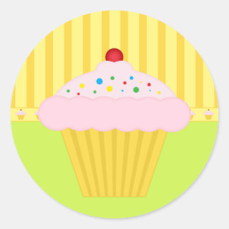 Bakgrund för Gulten Lime Mönster Runt Klistermärke