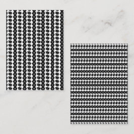 Bakgrund för häftande svartvita Abstrakter Visitkort