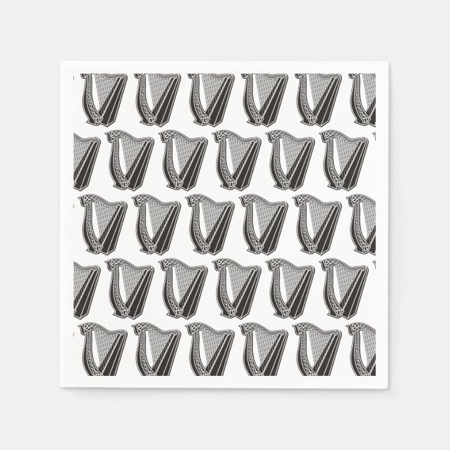 Bakgrund för Harp Icon Pappersservett (Framsidan)
