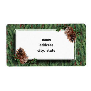 Bakgrund för julgran utan Märkre Fraktsedel