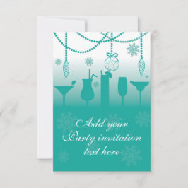 Bakgrund för julpartyinbjudan inbjudningar