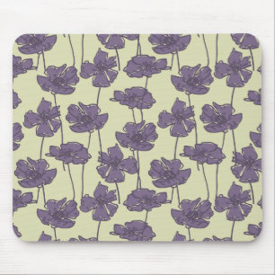 Bakgrund för konstvintageblommönster musmatta