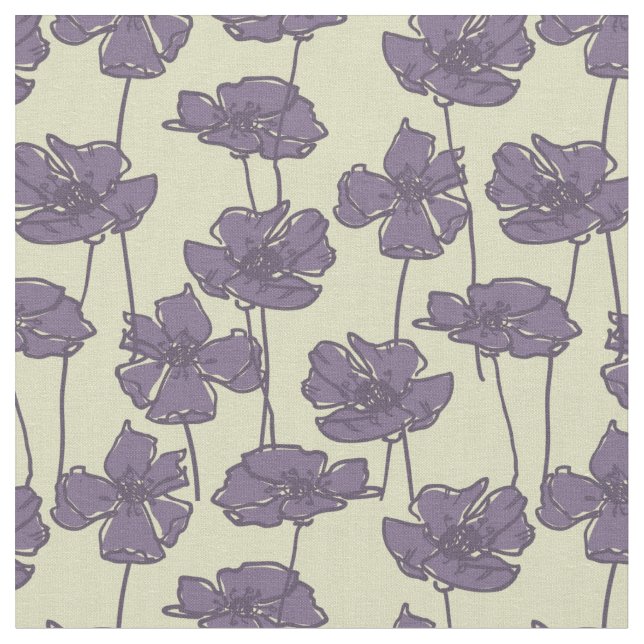 Bakgrund för konstvintageblommönster tyg (Närbild)
