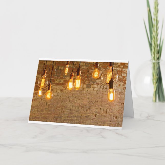 Bakgrund för lampor kort (Framsida)