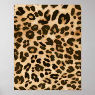 Bakgrund för leopard poster