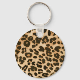 Bakgrund för Leopard-utskrift Nyckelring