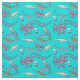 Bakgrund för Mönster vid djurhavet Tyg