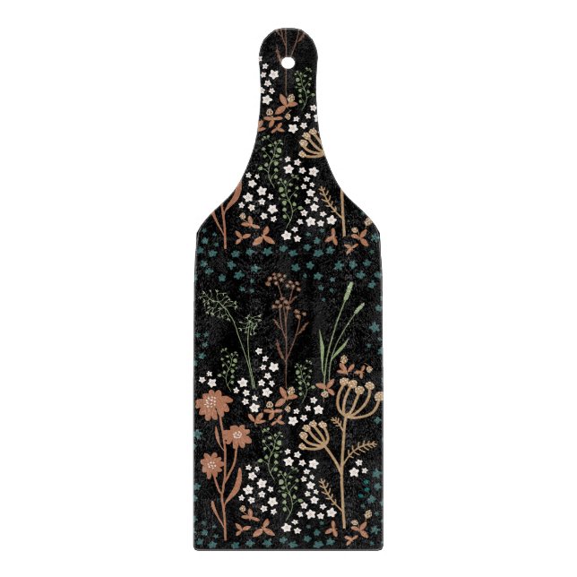 Bakgrund för Mörken Meadow Flowers (Framsidan)