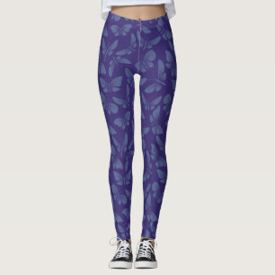 bakgrund för nattmalfjärilar leggings