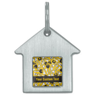 Bakgrund för Nycklar ID-bricka Husdjur