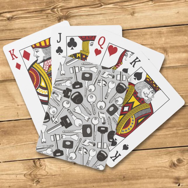 Bakgrund för Nycklar Spel Kort (Skapare uppladdad)