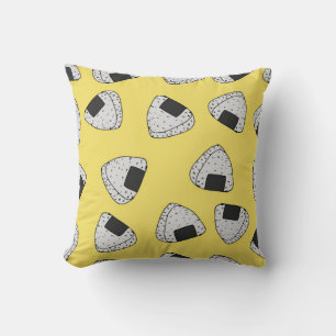 Bakgrund för Onigiri (japanese ris boll). Sömlös Kudde