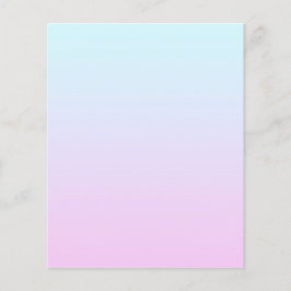 Bakgrund för övertoning av rosa och blå pastellfor flygblad