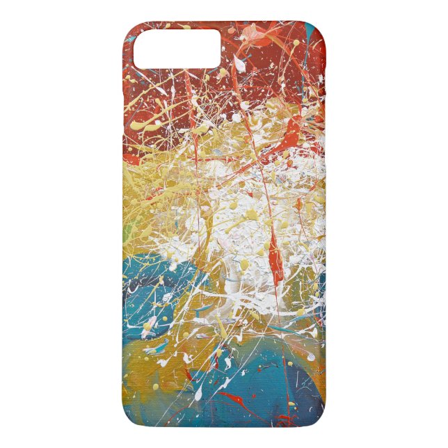 Bakgrund för Paint Stänk Case-Mate iPhone Skal (Baksida)