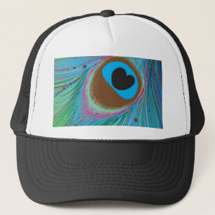 Bakgrund för Peacock linjer Keps