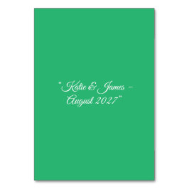 Bakgrund för plan Mint-Grönt - Bröllop Design Bordsnummer