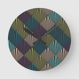 Bakgrund för popup-konst rund klocka