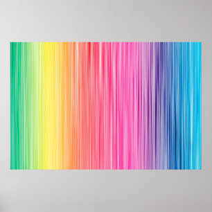 Bakgrund för Rainbow färg abstrakt. Färgfläckig bi Poster