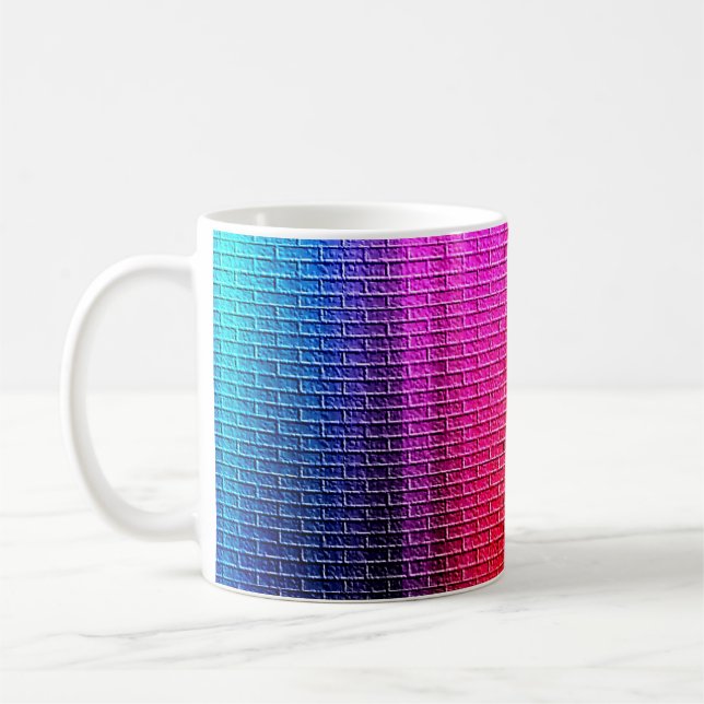 Bakgrund för Rainbow färg abstrakt. Övertoning.abs Kaffemugg (Vänster)