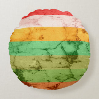 Bakgrund för Rainbow Grunge Rand Rund Kudde