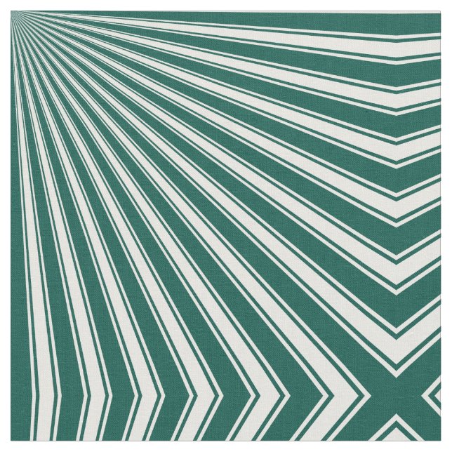 Bakgrund för Retro Teal grönt Funky Sol Rays Tyg (Närbild)