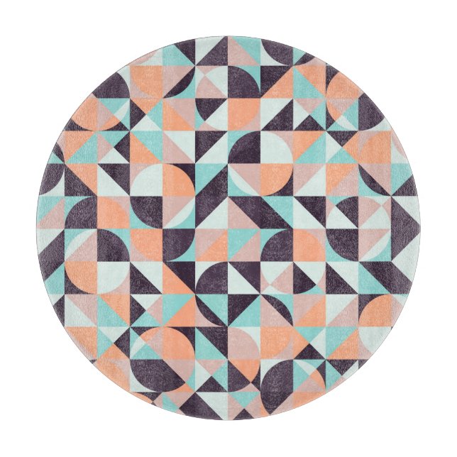 Bakgrund för retrogeometrisk, sömlös vintage (Framsidan)