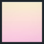 Bakgrund för rosa och övertoning av blek fototryck<br><div class="desc">Övertoning för rosa och gult av blek.</div>