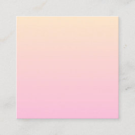 Bakgrund för rosa och övertoning av blek fyrkantigt visitkort