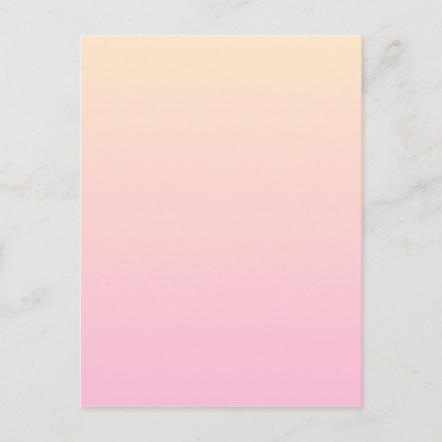 Bakgrund för rosa och övertoning av blek inbjudan vykort (Framsida)