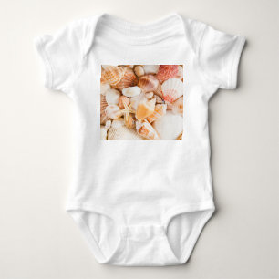 Bakgrund för Seashells: marint tema. T Shirt
