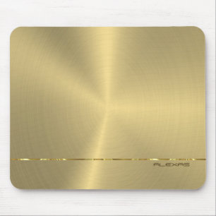 Bakgrund för shiny metallfaux guld musmatta
